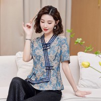 【夏季女装新款】时尚优雅新中式贵妇上衣