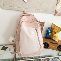 原宿大容量韩版简约百搭背包男初高中学生超轻双肩包女生