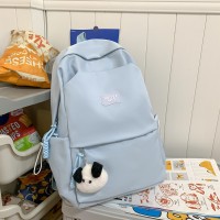 高颜值书包初中生女新款小众设计简约大容量高中生双肩包新款背包