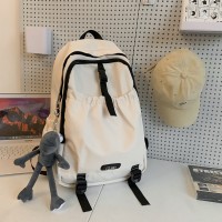 背包男款小众时尚潮流日系简约高中生轻便双肩包女校园初中生书包