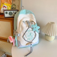 小众百搭背包初中生书包女高质量耐磨新款小学生大容量防水双肩包