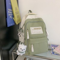 初中生书包女孩高中森系高颜值中学生大容量双肩包ins背包高级感