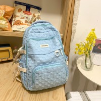 学院风高质量书包女生日系韩版小清新初中生高中生双肩包小众背包
