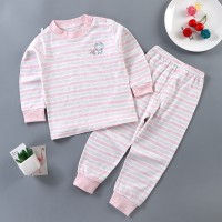 男女宝宝纯棉保暖内衣秋冬新款家居服睡衣婴幼儿秋衣裤小童打底衣