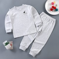 男女宝宝纯棉保暖内衣秋冬新款家居服睡衣婴幼儿秋衣裤小童打底衣