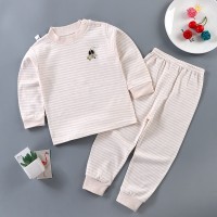 男女宝宝纯棉保暖内衣秋冬新款家居服睡衣婴幼儿秋衣裤小童打底衣
