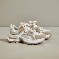 ins韩版新款老爹鞋女2024春季学生运动跑步鞋休闲鞋厚底增高鞋A02
