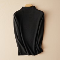 秋冬高领羊绒打底衣女士打底衫修身洋气内搭保暖内衣女长袖