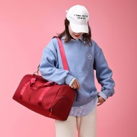 大容量短途旅行包干湿分离健身包瑜伽包女牛津布游泳包行李袋