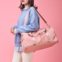 大容量短途旅行包干湿分离健身包瑜伽包女牛津布游泳包行李袋