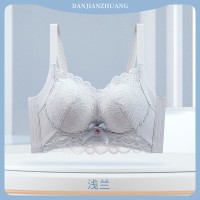 无痕内衣女小胸聚拢薄款舒适文胸蕾丝大胸防下垂透气胸罩