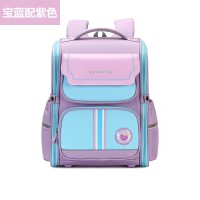 新款小学生书包女英伦风减负护脊透气优质儿童双肩包1