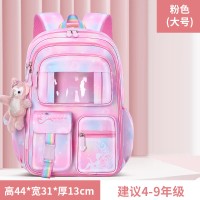 新款小学生书包女大容量减负护脊防水冰箱侧开门儿童双肩背包