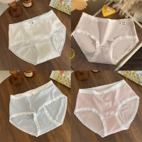 【4条装】A类婴儿棉女生纯棉内裤女全棉5A抗菌女士少女款底裤安全