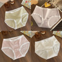 【4条装】A类婴儿棉女生纯棉内裤女全棉5A抗菌女士少女款底裤安全