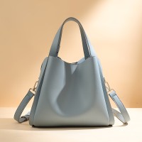 新款时尚手提水桶包大容量单肩斜挎包女bags