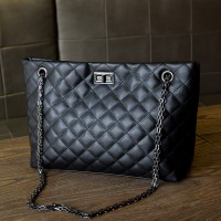 包包女包新款大容量菱格链条包质感时尚女士单肩大包bags