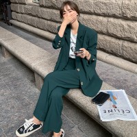 现货春装新款数据好宽松小西装套装207