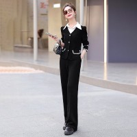 香风套装女2024年春季时尚气质半身裙三件套