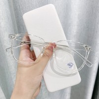 新款近视眼镜成品时尚复古眼镜框男女素颜防蓝光平光镜百搭眼镜