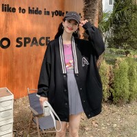 现货春装休闲重工刺绣棒球服外套女202A