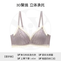 内衣女小胸聚拢显大无钢圈舒适收副乳性感蕾丝舒适文胸罩调整型
