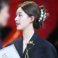 高级感复古鲨鱼夹大号珍珠抓夹韩气质发夹女后脑勺盘发夹子头饰