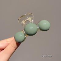 高级感复古鲨鱼夹大号珍珠抓夹韩气质发夹女后脑勺盘发夹子头饰