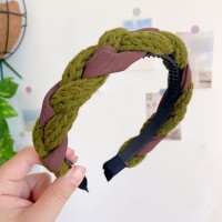 韩版新款法式褶皱宽边发箍高级感小香风头箍外出高颅顶压发头饰女