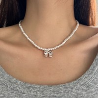 倪妮同款珍珠项链女轻奢气质高级感锁骨链2024年新款小众颈链
