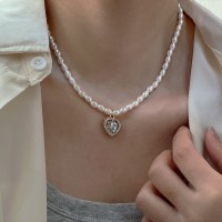 倪妮同款珍珠项链女轻奢气质高级感锁骨链2024年新款小众颈链