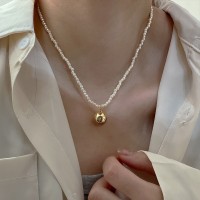 倪妮同款珍珠项链女轻奢气质高级感锁骨链2024年新款小众颈链