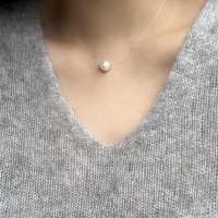 倪妮同款珍珠项链女轻奢气质高级感锁骨链2024年新款小众颈链
