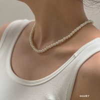 倪妮同款珍珠项链女轻奢气质高级感锁骨链2024年新款小众颈链