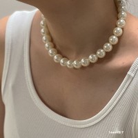 倪妮同款珍珠项链女轻奢气质高级感锁骨链2024年新款小众颈链