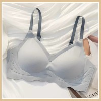 云感无痕内衣女小胸聚拢显大舒适薄款一体式固定杯运动少女文胸罩