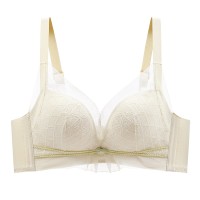 夏季内衣女小胸聚拢薄款收副乳防下垂性感无钢圈矫正调整型文胸罩