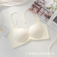 前扣内衣女小胸聚拢收副乳显大防下垂性感交叉美背文胸罩6321原版