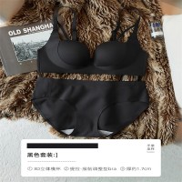 原创专利无痕内衣女小胸聚拢显大深V上托收副乳秋冬平胸专用文胸