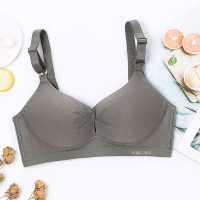 文胸聚拢防下垂母乳期孕妇胸罩产后喂奶内衣前开扣无钢圈哺乳薄款