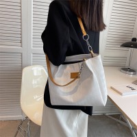 大容量包包女包新款春季高级感小众上课通勤包百搭单肩托特包时尚