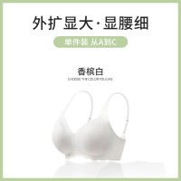漫画胸外扩型小聚蛋馒头杯果冻内衣提拉深V小胸显大聚拢纯欲文胸