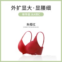 漫画胸外扩型小聚蛋馒头杯果冻内衣提拉深V小胸显大聚拢纯欲文胸