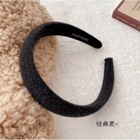 高颅顶宽边海绵头箍秋冬全新款甜美发箍简约发箍头箍diy发饰