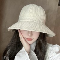 新款渔夫帽网红遮阳帽盆帽日系春夏百搭显脸小时尚帽子女韩版