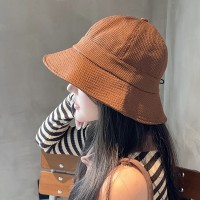 新款渔夫帽网红遮阳帽盆帽日系春夏百搭显脸小时尚帽子女韩版