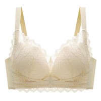 无磁内衣女薄款聚拢小胸无痕透气收副乳防下垂无钢圈调整型文胸罩