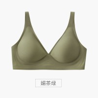 外扩无痕果冻内衣女薄款夏小胸聚拢调整型大胸显小文胸套装无钢圈