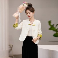 现货新中式套裙女2024年春季新款女装时尚气质两件套