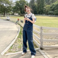 现货春夏季牛仔背带裤宽松休闲连体裤女062档口2330款